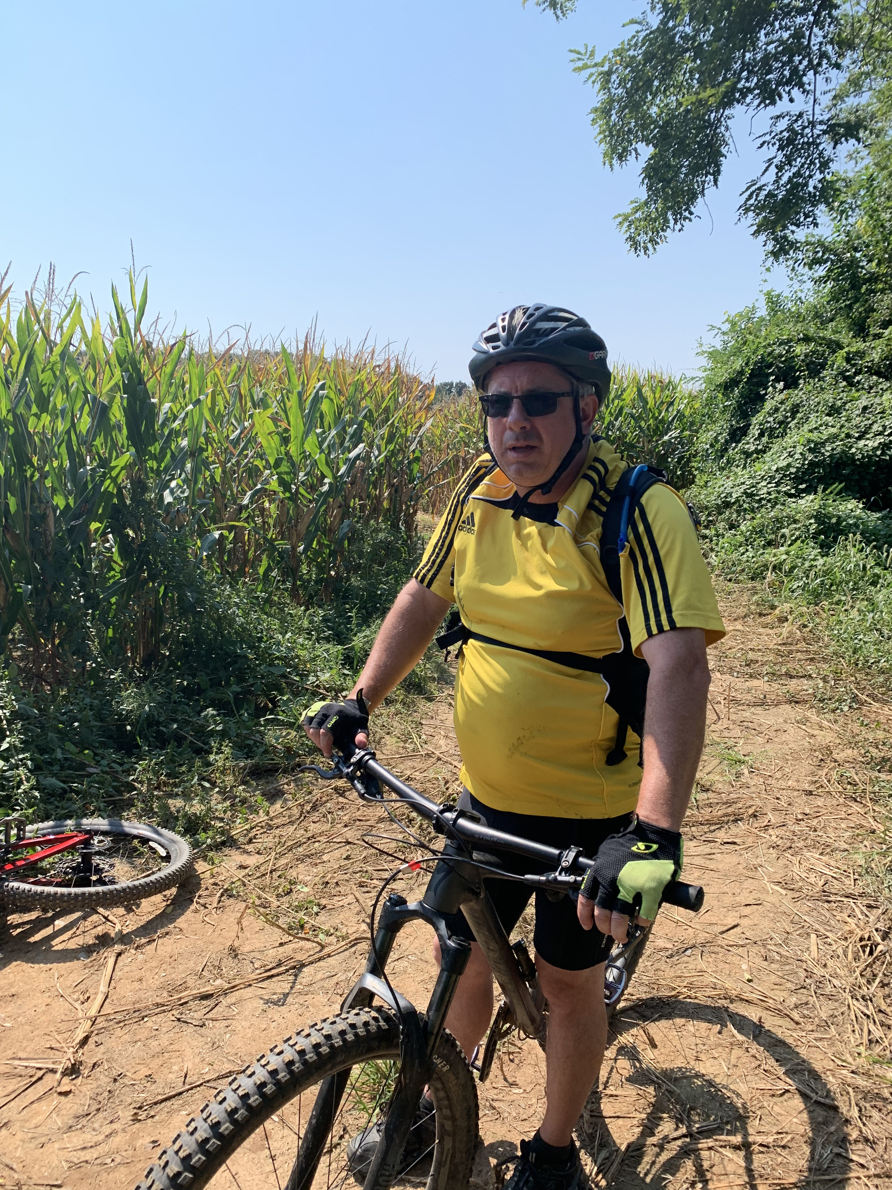 Erik in corn field